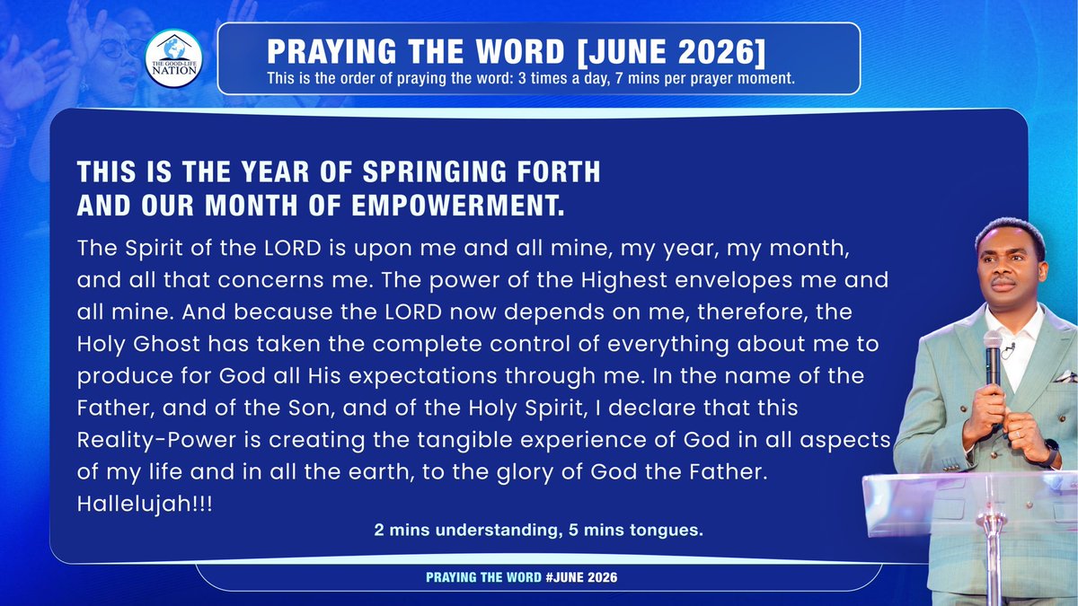 TGLFInc's tweet photo. PRAYING THE WORD 

#RPN
#APeopleCome https://t.co/vDcSaDl4cu