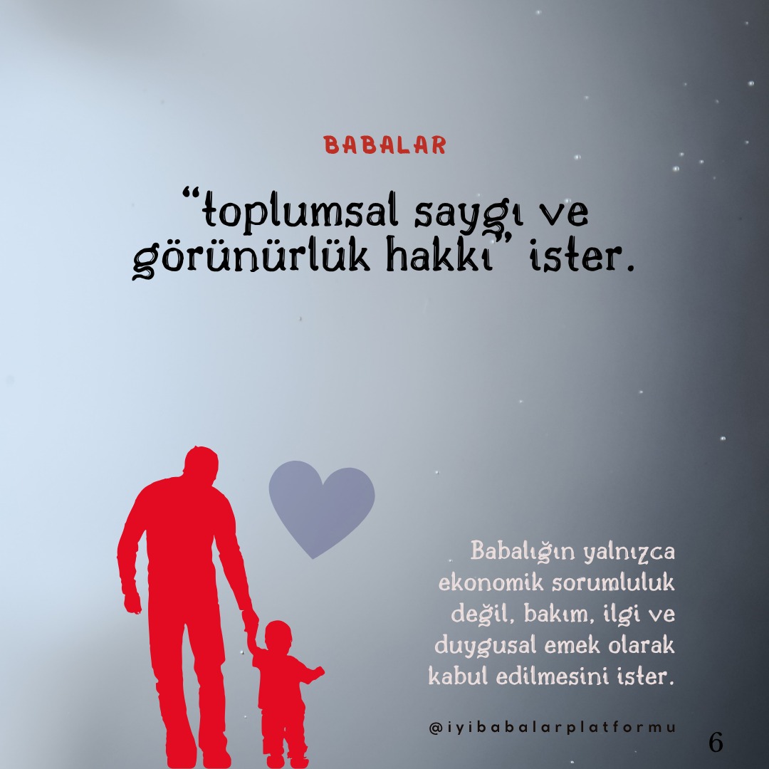 iyibabalar's tweet photo. Babalar Günü’nde babalar,  aile içinde rollerini sağlıklı bir biçimde yerine getirebilmelerini sağlayan politikaların hayata geçirilmesini ister. Bunlar bireysel, sosyal ve ekonomik politikalardır. Özetle babalar, geçim sağlayabilmek, çocuklarıyla bağ kurabilmek, ++ https://t.co/tsWVx51dfZ