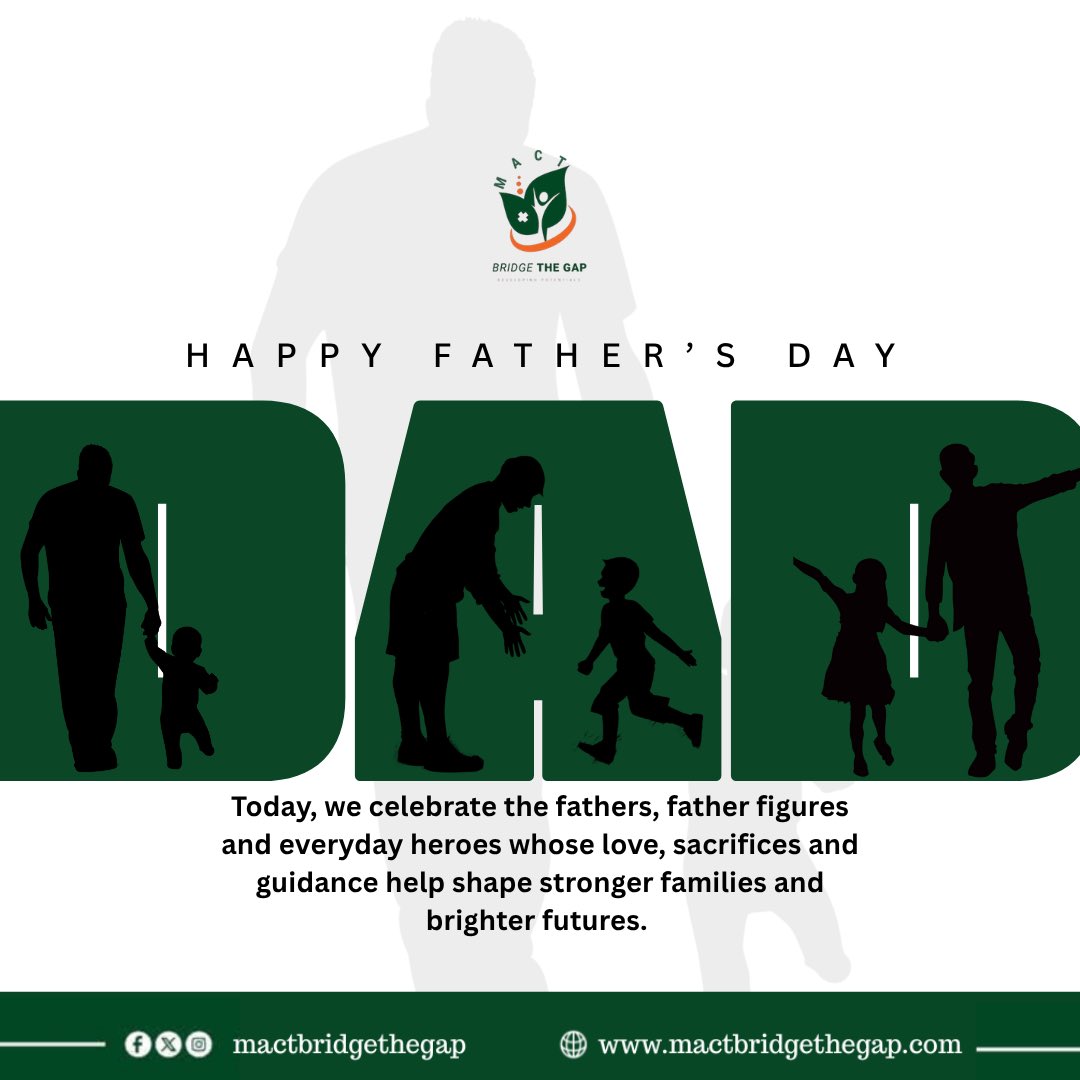 mactbridgedgap's tweet photo. Happy Father’s Day to all the amazing fathers and father figures making a difference in the lives of their children and communities. 

Your strength, care, wisdom and unwavering support create lasting impact that reaches far beyond your homes. https://t.co/c0GAGqoTf9