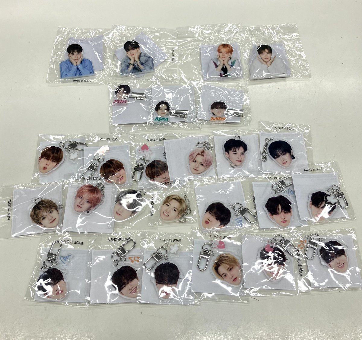 入荷情報】 #TREASURE TREASURE 顔アクキー、ヘアクリップ、アクリル