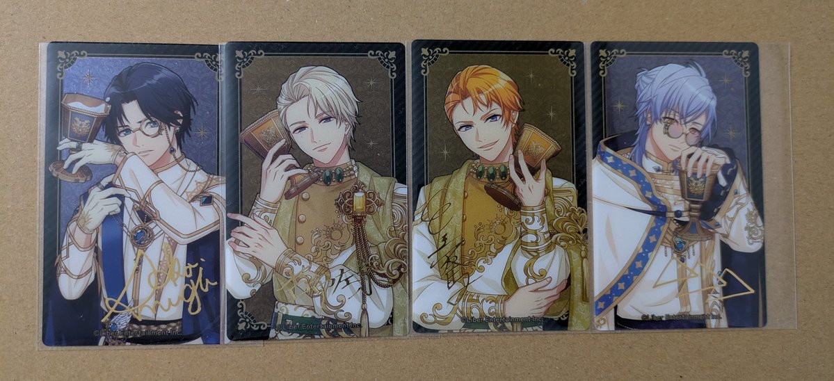 a309271123's tweet photo. @no_TL A3! 9周年 メタルクリアカード メタカ 開花の祝詞 交換 箔押し

譲:
箔押し R
天馬 三角 左京 紬

求:
同種 箔押し
千景 万里 (十座 九門) 各1

( )は千景又は万里含んだ交換のみ
郵送、都内横浜手渡し、プロカ記載日時手渡し

お気軽にお声がけください。 https://t.co/NWEwsnlObv