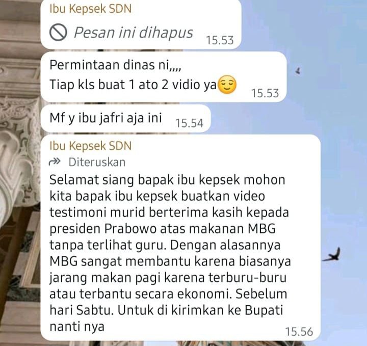 menuembegejelek's tweet photo. Woy, biadab @Kemdikdasmen!

Kenapa hal-hal kotor kayak gini pelaksanaannya atas perintah dinas di bawah naungan kalian?? Kalau cita-cita mencerdaskan anak bangsa gak bisa kalian wujudin at least jangan ngerusak masa kecil mereka dengan cara-cara bodoh kayak gini, bangsat!🫵🏻 https://t.co/OLr3tf8a0d