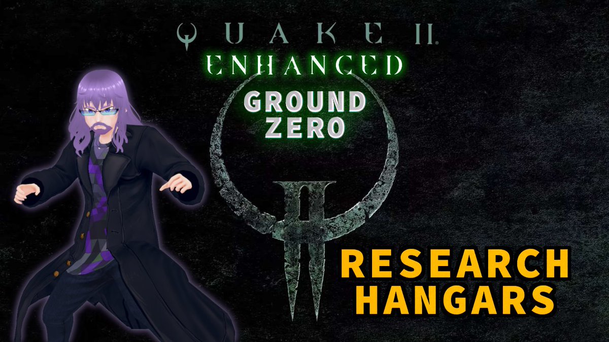 SpookyZalost's tweet photo. Going live now.
Tonight: Quake II: Ground Zero — Unit 3: Research Hangars.
Base Complex took three hours, so I’m assuming similar length.
Twitch:
https://t.co/HfmHrwyJMD
YouTube:
https://t.co/UuvcYZTpYD
Kick:
https://t.co/ohseNzWJyd
#VTuber #LinuxVTuber #QuakeII #GroundZero #RetroFPS #LinuxGaming