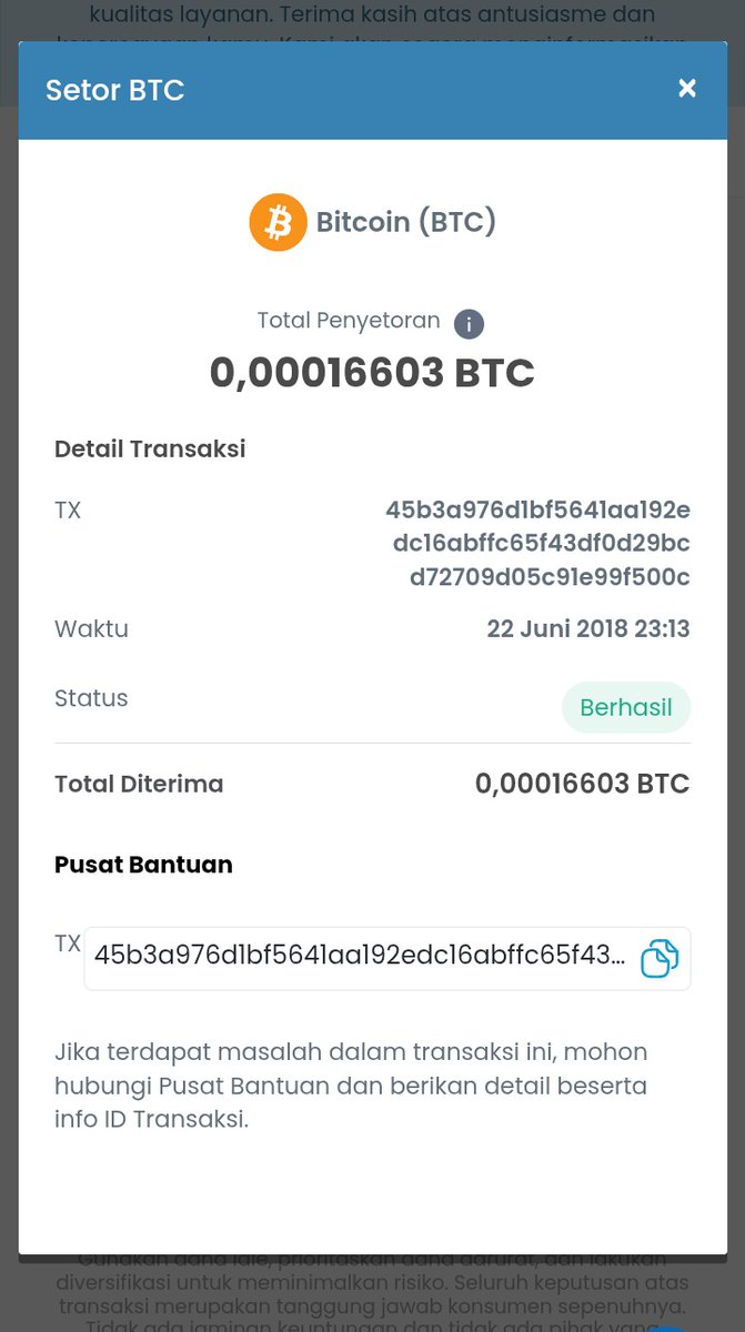 nothuman1753's tweet photo. @Verllya4 Gara gara main shorlink trus wd nya via bitcoin jadinya tau crypto😄 https://t.co/FbGZZaTpwT