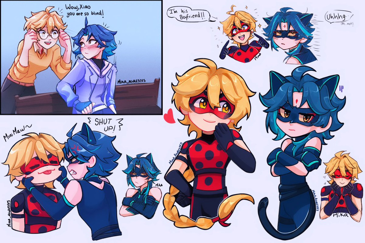 mika_agrestes's tweet photo. #Xiaother × #Miraculous AU [Crossover]💚💛
-
-
-
#miraculousladybug #ladybug #chatnoir #crossover #genshinimpact https://t.co/RaZTPpRqcg