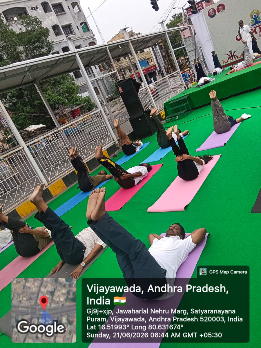 AndhraCSC's tweet photo. Our State Head, Shri Y Ravi Kumar, proudly participated in #InternationalYogaDay2026, inspiring CSC VLEs across Andhra Pradesh to adopt yoga for a healthier future.

@CSCegov_ @CSCSPV_Health
#IDY2026 #CSCpeYOGA #YOGAwithCSC #AndhraPradesh @YepuriRavi https://t.co/bSiqZHswyH