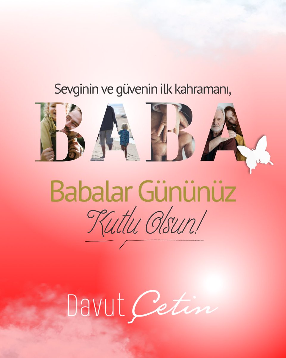 DavutCetin's tweet photo. Babalık sadece bir unvan değil, sevgiyle büyüten, güven veren, her koşulda yanında duran koca bir yürektir.

Başta hayatım boyunca bana yol gösteren, emeği ve sevgisiyle bugünlere gelmemi sağlayan babam olmak üzere evlatları için fedakarlıkla çalışan, ailesi için emek veren tüm babaların Babalar Günü’nü kutluyor, aramızdan ayrılmış babalarımızı da rahmetle anıyorum.
#BabalarGünü
