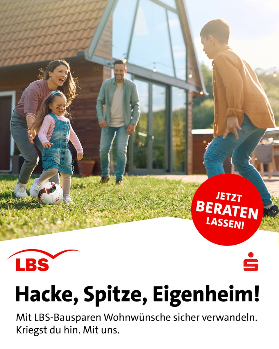 spkmk's tweet photo. Spielend leicht ins eigene Zuhause – dank LBS-Bausparen. 🏡
Erfahre mehr bei uns! Und mach noch bis zum 19.07. bei unserem Gewinnspiel mit. Alle Infos und Teilnahmebedingungen auf: https://t.co/mpoobdhSRd https://t.co/H1KYjZ6Iwv