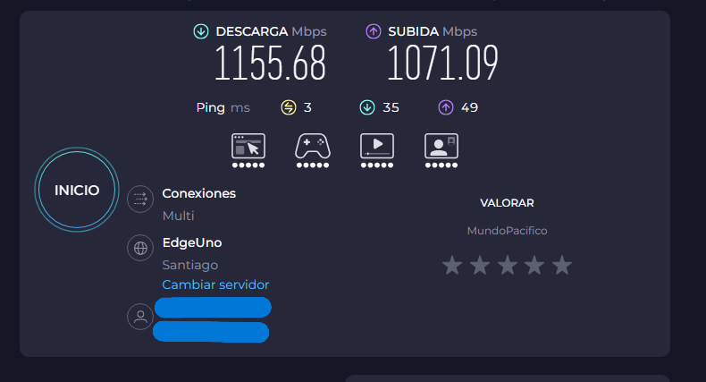 Ribak__'s tweet photo. Una de las tantas ventajas de ser Chileno: Pago 15 dolares al mes por este internet de Fibra Óptica. Hasta 10 dólares cuando los bancos tiran cupones por pagar las cuentas con sus tarjetas. 🤠
#netspeed https://t.co/o4ug6MLeRX