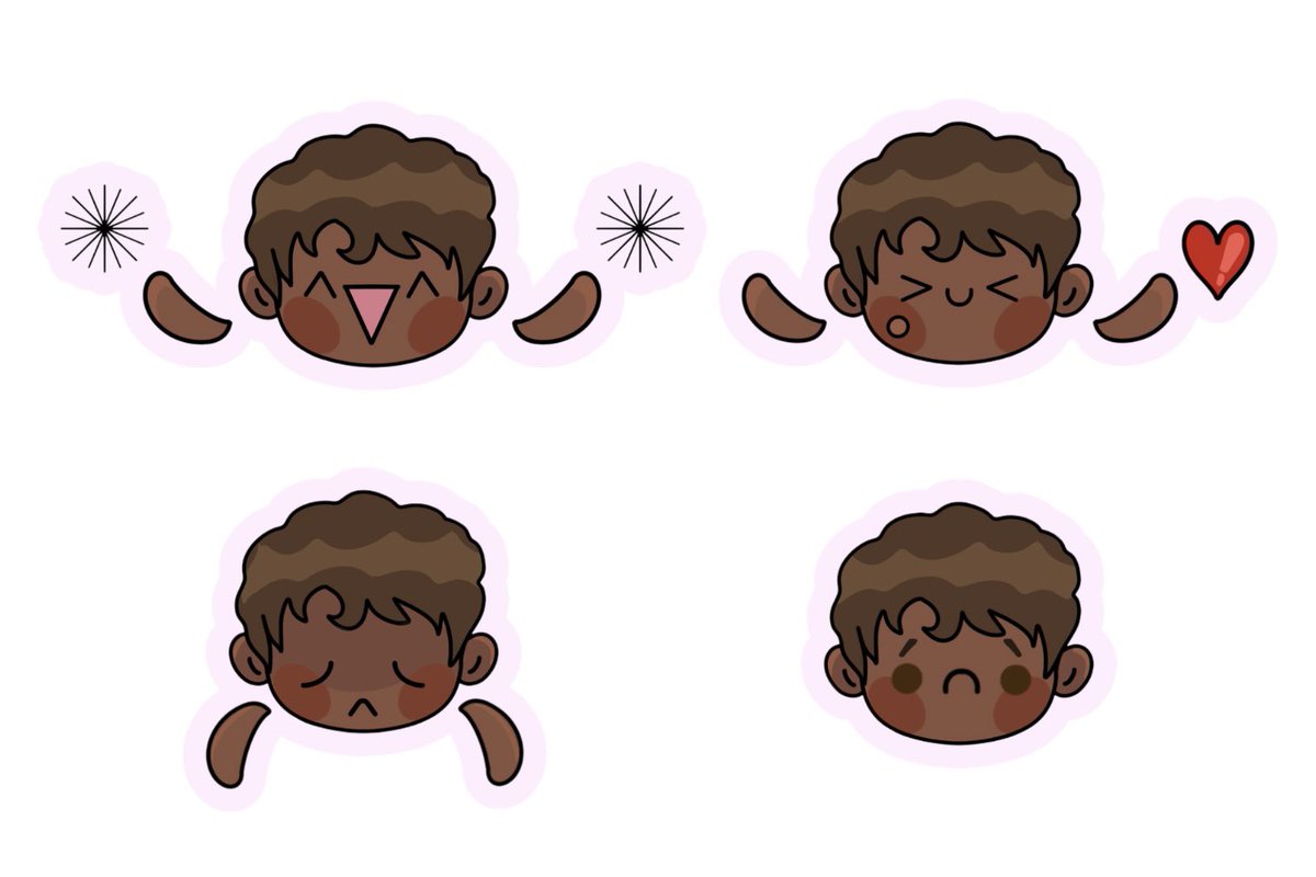laurentspup's tweet photo. write the laurent craft livestreamer au ❌
make damen kamojis (damojis?) stickers that crafter laurent will eventually make in his livestream because the whole time you’re drawing, you were hearing their conversation in your head ✅✅✅ https://t.co/CNmUNqEaTq