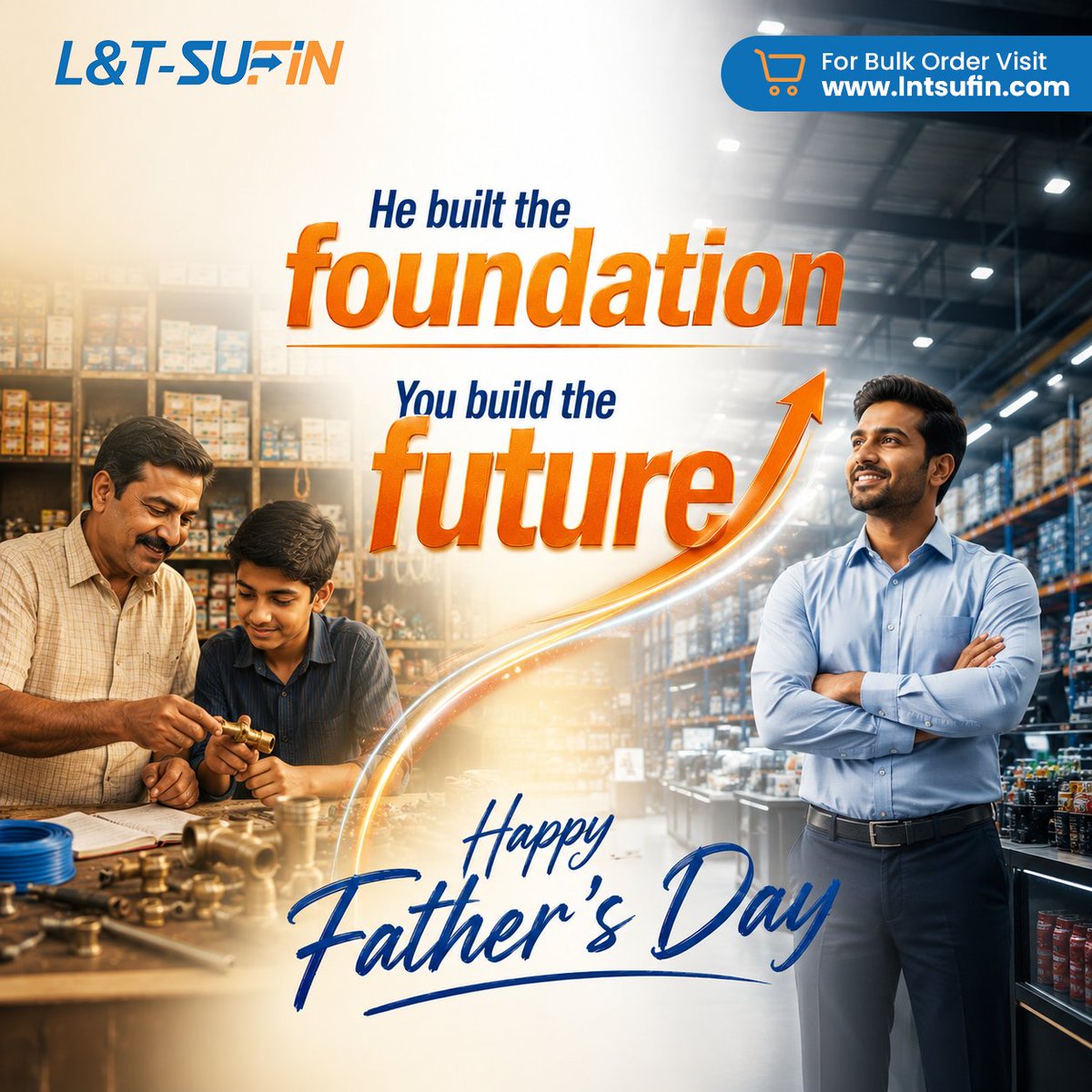 lntsufin's tweet photo. A father doesn’t just build a business — he builds values, trust, and a foundation for generations to come.

This Father's Day, we celebrate the vision, dedication, and hard work of every father who laid the groundwork for future success.

Happy Father's Day to all the fathers shaping businesses and inspiring the next generation.

#HappyFathersDay #LTSuFin #MSME #BusinessGrowth #LegacyBuilders