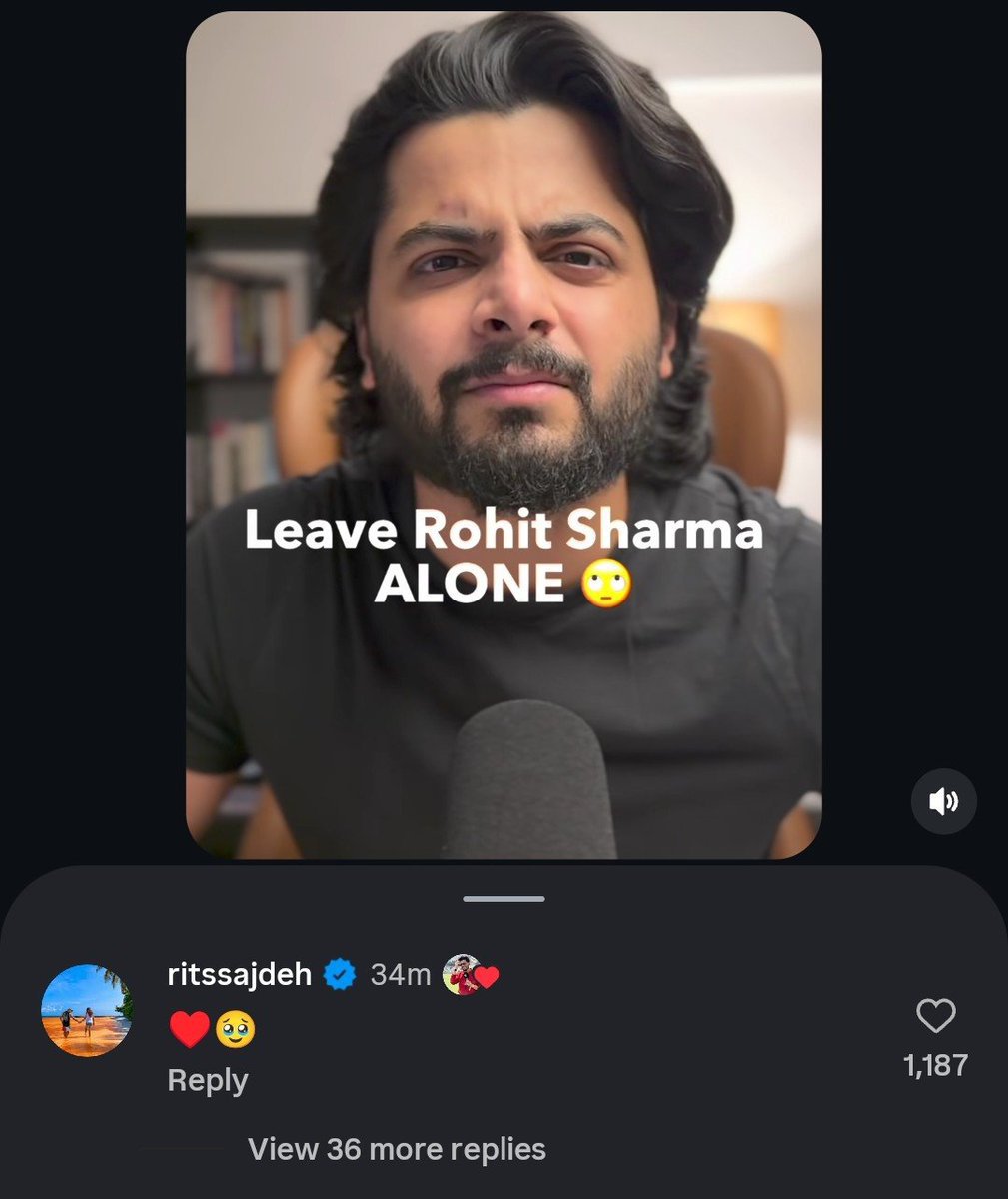 bholination's tweet photo. Ritika Sajdeh first paid Tanay Tiwari to make a reel for Rohit Sharma and then shamelessly commented on it for more engagement.

Someone please tell this aunty that everyone knows about her PR tricks now. It's so obvious at this point. 😭 https://t.co/9X9rp4OBYI