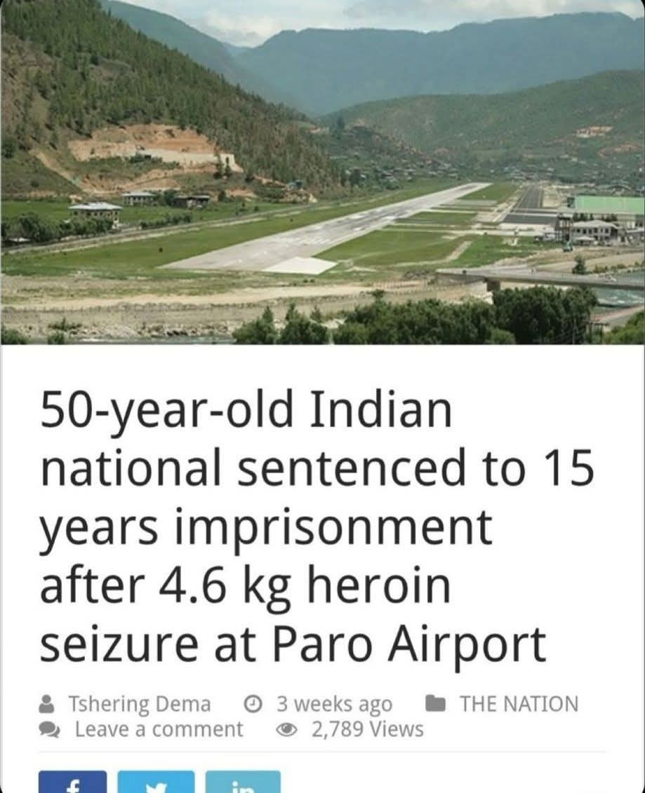 KhongsaiChanu's tweet photo. Manipur : Mr Thanil Wahengbam Meitei from Manipur, was arrested for smuggling 4.610 kg of heroin into Bhutan. This case underscores the seriousness of narcotics trafficking and the legal consequences for those involved. #MeiteiNarcoTerrorists 

Source : https://t.co/PTsGZpDGTx

@PMOIndia @HMOIndia @PIB_India @narcoticsbureau @PIBHomeAffairs @MIB_India @CBC_MIB @thewire_in @scroll_in