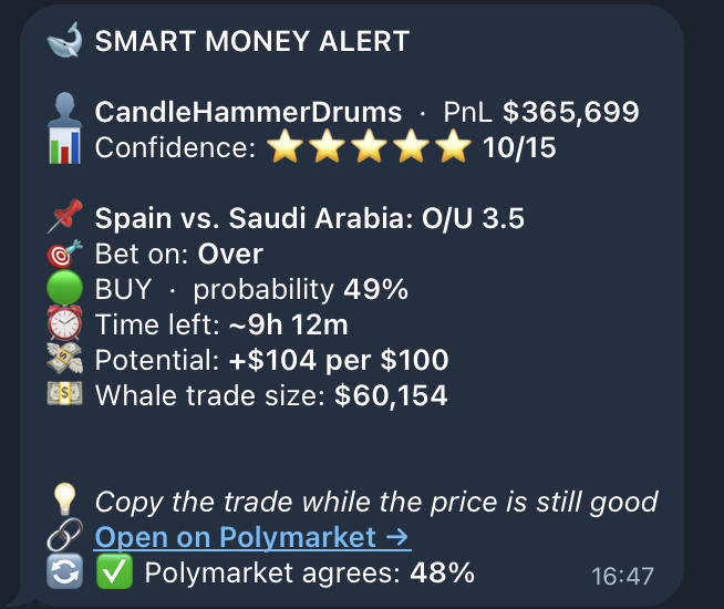 2duckod's tweet photo. Hi, For those who enjoy predictions, we've also created a bot with analytics for major whales' trades, including arbitrage interest rates on various platforms, and an AI assistant capable of communicating on prediction topics—ALL completely FREE. https://t.co/Vb6RhD9m5a