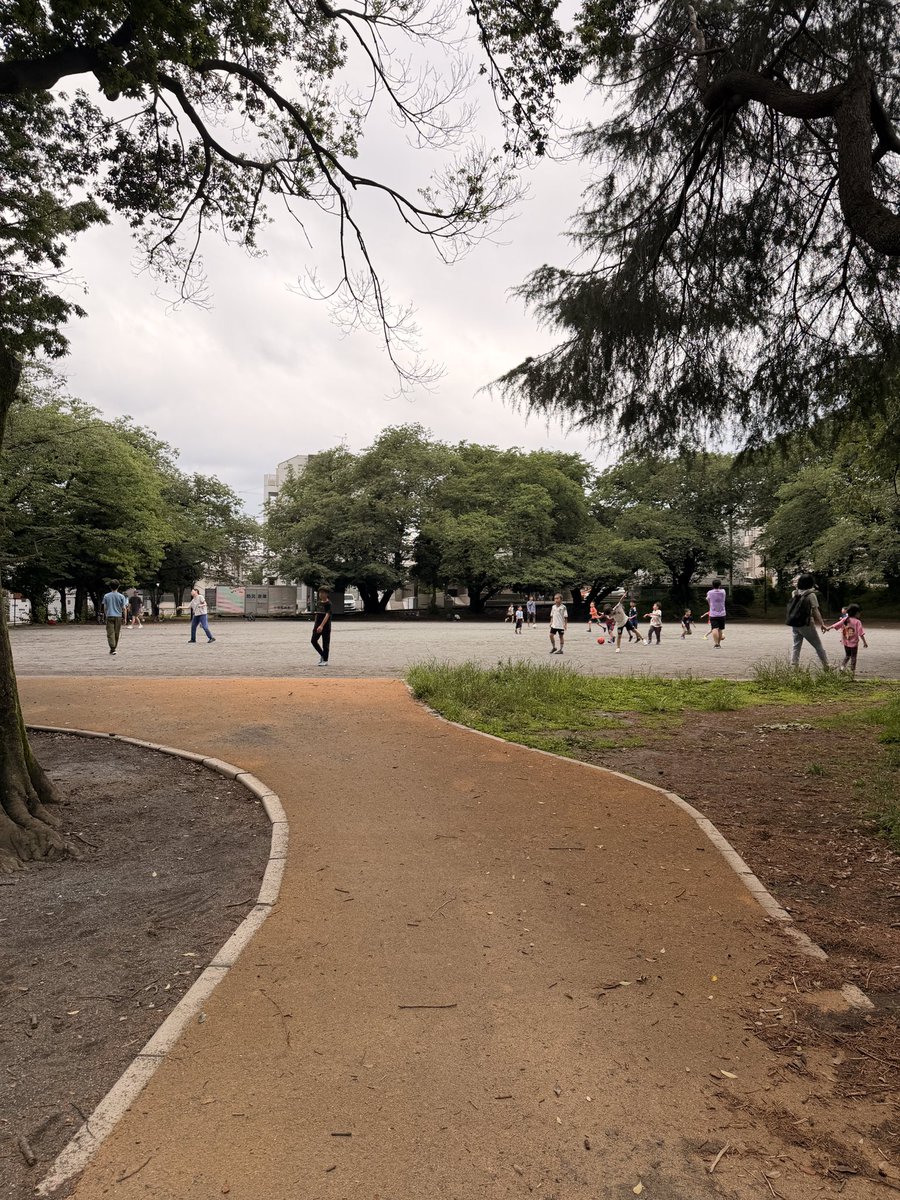 yu_dai09's tweet photo. 公園の子供達はみんなサッカーをしている。間違いなく夢を与えている https://t.co/OO2VtIXFTa