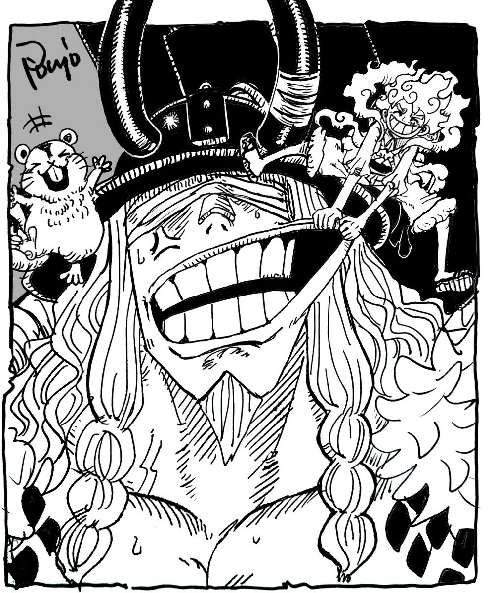 ルフィとロキとラグニル
115巻ボツ案イラスト
#ワンピース #ONEPIECE 