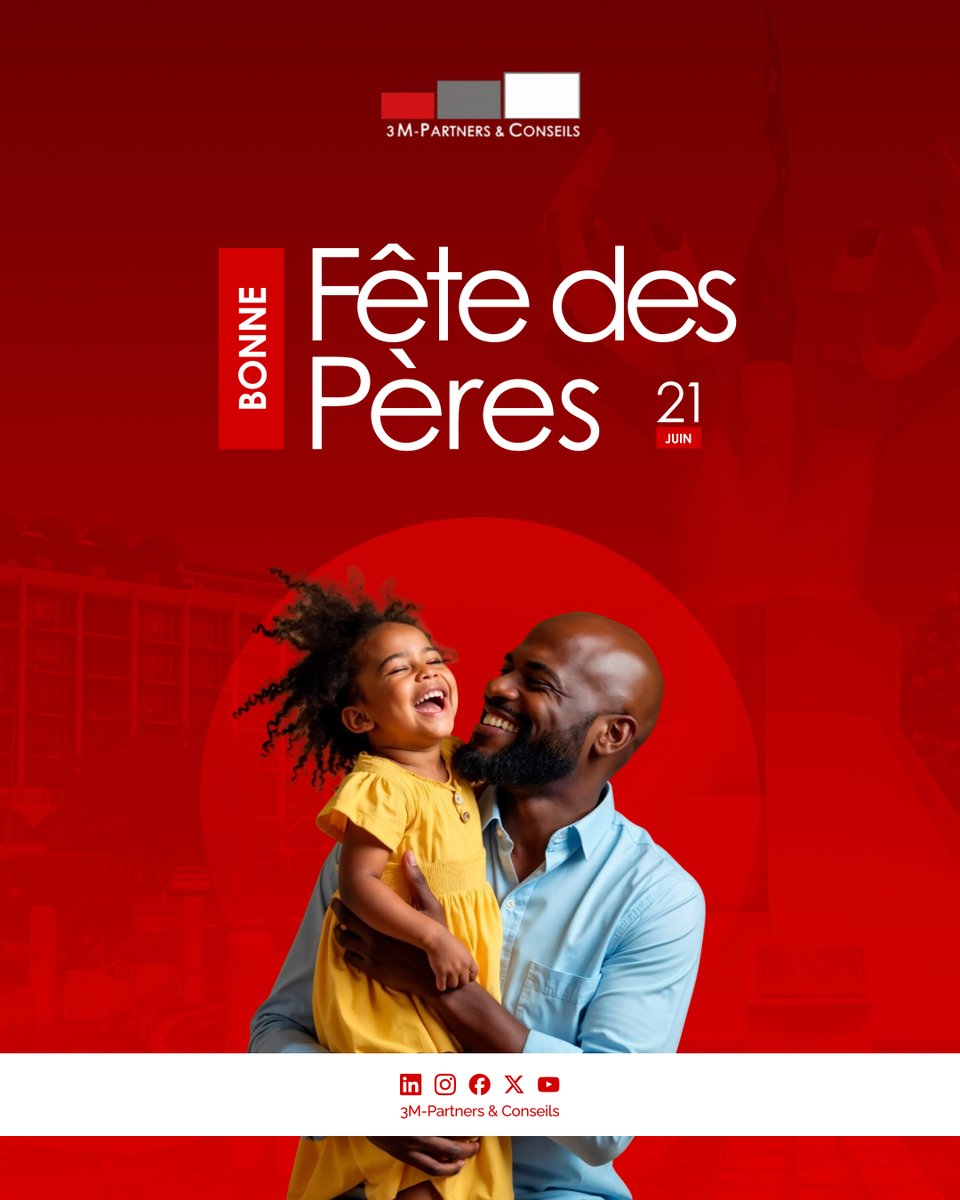 3mpartners's tweet photo. A tous les pères, modèles d'engagement, de résilience et de dévouement au quotidien. 

Nous vous souhaitons une bonne fête 💫

#Fetedesperes #3MPC https://t.co/4I5n3V3Fud