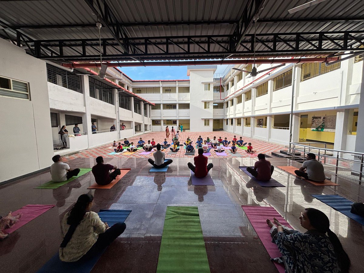 KVUdupi's tweet photo. Kendriya Vidyalaya Udupi Celebrated Yoga Day 2026 https://t.co/e6WQ3Hzn4u