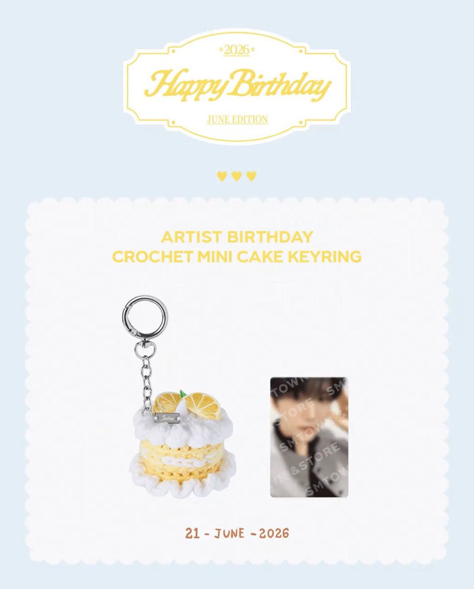 Anne_channe's tweet photo. OPEN PO JAEHEE BIRTHDAY MD 2026

- Acrylic cake box 475k dp 350k est 300gr
- Crochet mini cake keyring 265k dp 190k

📌 min. 2 slot terisi
✅ est bersih Ina
❌ packing + admin
✅ GO WA

close : 22/06 wib

DM for orders! 😍

t. daeyoung nct wish birthday merch merchandise https://t.co/NZMpo0JczE