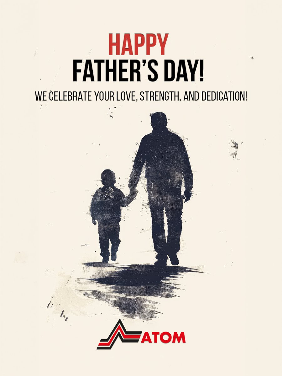 AtomKablo's tweet photo. Behind every strong foundation lies dedication, responsibility, and unwavering support.

Today, we honor all fathers whose guidance, hard work, and commitment continue to inspire future generations both at home and in professional life.On this special day, we celebrate their https://t.co/zbzXFx30fF