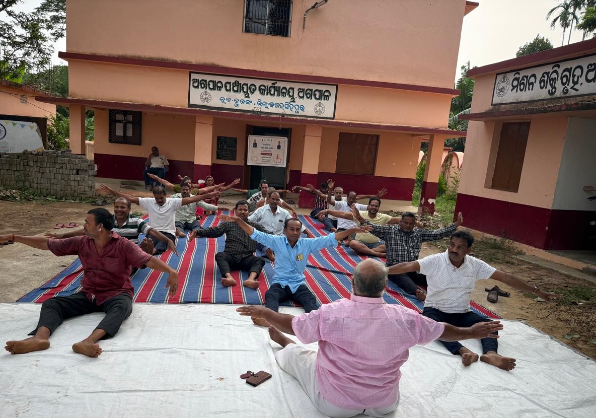 PKujanga's tweet photo. Yoga in all Ages to remain healthy 
Celebration of International Day of Yoga  at different GPs  of Kujang Block
#InternationalYogaDay2026 @PRDeptOdisha @CollectorJspur @ZP_Jagatsingpur https://t.co/BULIqAsvj5