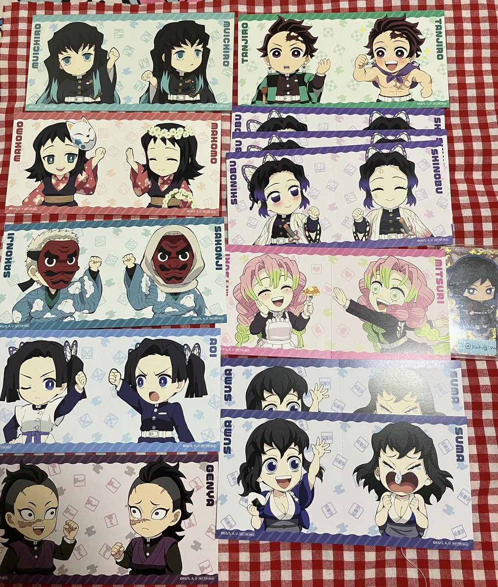rurugiyu's tweet photo. 交換　譲渡　鬼滅の刃　繋がる大集合スペシャルドリンク　ノベルティ　繋がるカード
譲　画像
求　義勇　、立志編　幼少期　実弥
650円＋送料
手元に残すか迷ってるので無一郎、蜜璃は単体譲渡不可。都内手渡し、郵送交換、取引。お声掛けくださいませ！ https://t.co/P91WsJWcAP