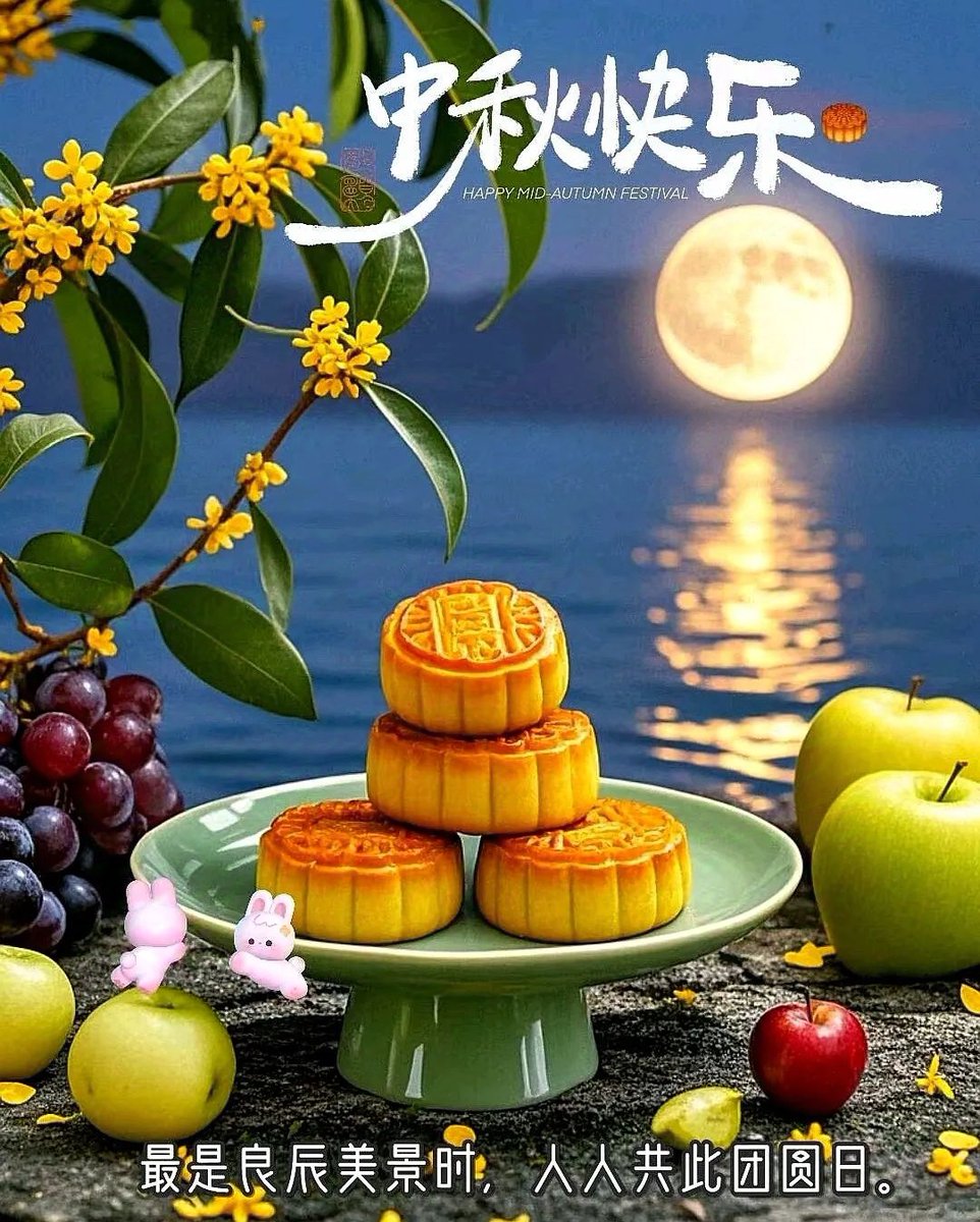 tracy_josh88476's tweet photo. [Today’s full moon + Mid-Autumn vibes = warm tea, sweet mooncakes, and all the soft little joys with loved ones ]， https://t.co/fgNshkyNpl