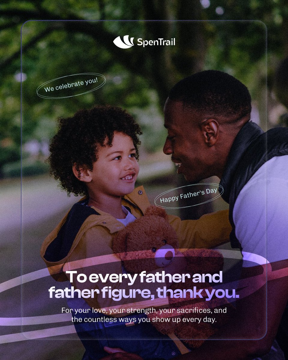 SpenTrail's tweet photo. Some of our earliest lessons about courage, kindness, hard work, and resilience came from a father or a father figure.

Today, we celebrate the men who love deeply, lead compassionately, protect fiercely, and keep showing up even when no one notices.

Happy Father's Day. https://t.co/6uWDzPQvEw