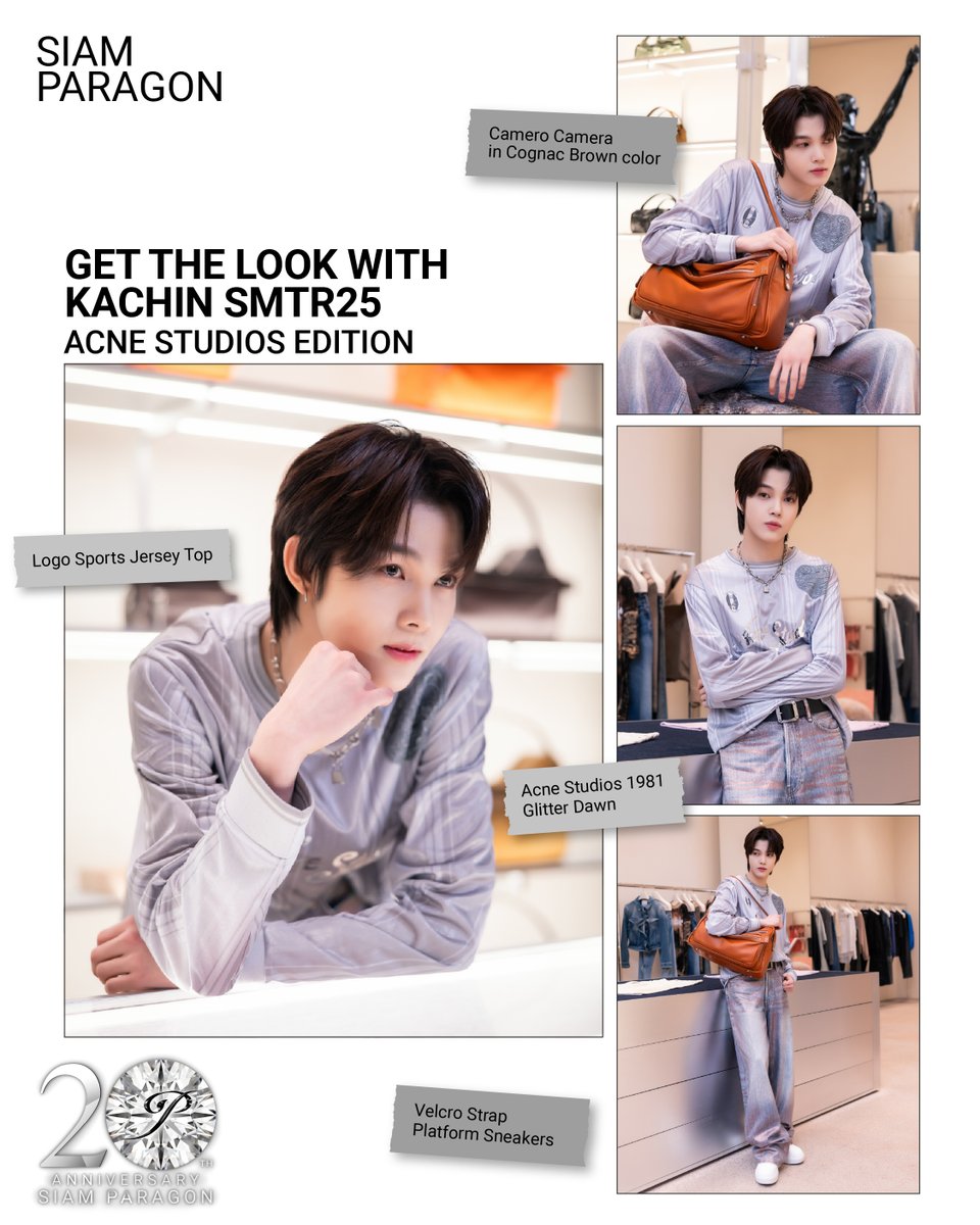 Siam_Paragon's tweet photo. แกะลุคของ KACHIN จาก SMTR25 กับเอาต์ฟิตจากแบรนด์แฟชั่นลักชัวรีจากสตอกโฮล์ม Acne Studios ที่โดดเด่นด้วยดีไซน์สไตล์สแกนดิเนเวียน มาพร้อมมินิมอลแต่แฝงไปด้วยความเท่ และเต็มไปด้วยเอกลักษณ์

ตามรอยลุคสุดเท่ของ KACHIN ได้ที่ Acne Studios โซน South, ชั้น 1, ศูนย์การค้าสยามพารากอน

KACHIN AT SIAM PARAGON
#SiamParagonLuxuryxKACHIN
#KACHIN #카친 #SMTR25 #AcneStudios