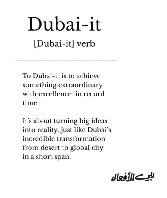 lovindubai's tweet photo. JUST DUBAI-IT! 🇦🇪 https://t.co/PJHtdOnk9X