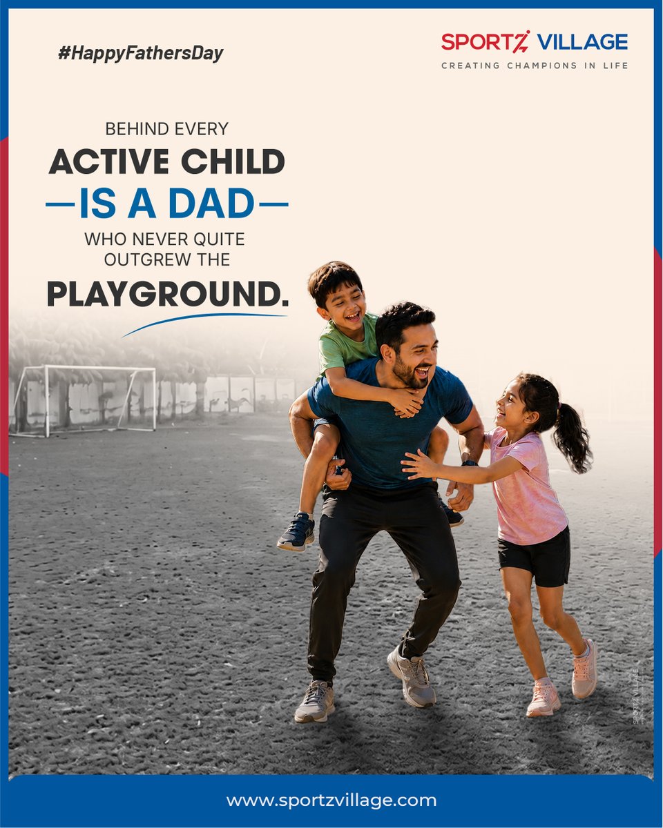 SportzVillage's tweet photo. Some of the best childhood memories are made on the grass, chasing a ball, with Dad right there in the thick of it.

Here's to every father who never quite outgrew the playground; always ready to show the kids how it's really done.'

Happy Father's Day to the ultimate legends https://t.co/W4buFOi6Xy