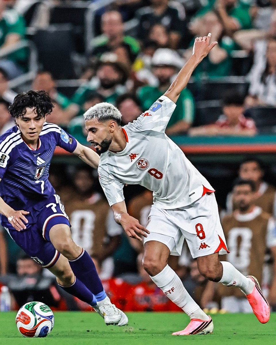 FCAugsburg's tweet photo. WM-Aus besiegelt. 🥲 Tunesien 🇹🇳 muss sich Japan 🇯🇵 mit 0:4 geschlagen geben, damit ist das Weiterkommen für unsere FCA-Profis #Gharbi und #Saad leider außer Reichweite.
👉 Im letzten Gruppenspiel wartet Freitagnacht die Niederlande. 🇳🇱
#FCA #TUNJAP https://t.co/U5oTohz2ha