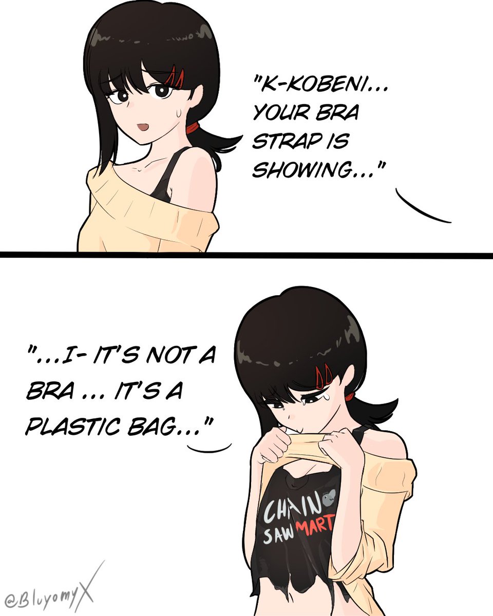 BluyomyX's tweet photo. poor Kobeni 😭 https://t.co/F0jObKLrnZ