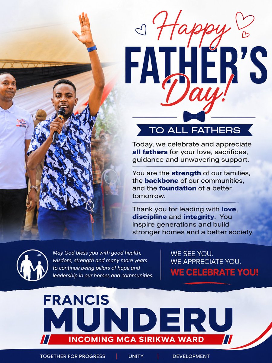 FMunderu20435's tweet photo. HAPPY FATHERS DAY https://t.co/oOvZSeif8B