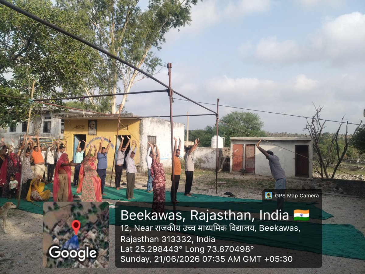 TejuSen's tweet photo. @CSCegov_
@CSCSPV_Health

Hashtags:
#IDY2026
#CSCpeYOGA
#YOGAwithCSC 
#rajsamand https://t.co/BpY58hUQPj