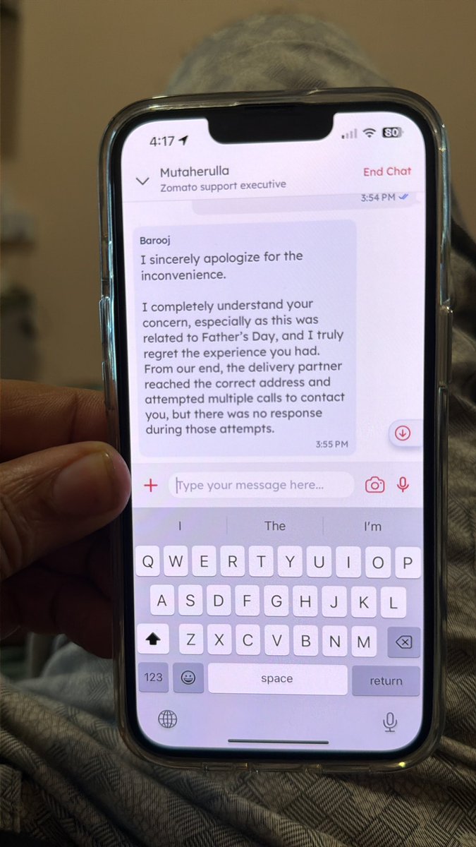 vgthota's tweet photo. This is how service representative saying the shop is my house. Is there anything like commonsense. https://t.co/LFQi9iZiUt