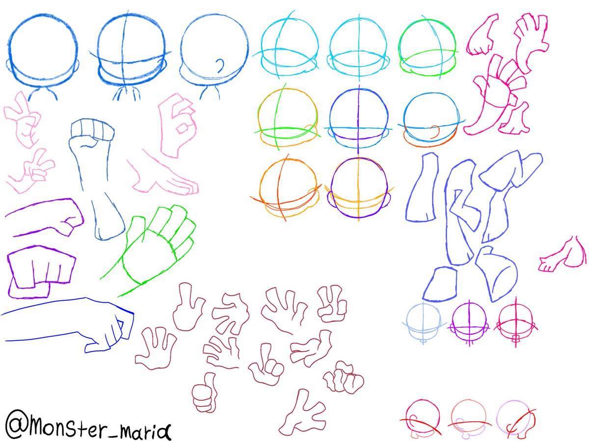 MonsterMarufl6's tweet photo. I draw chibi art body hand, and legs . #chibiart https://t.co/nDt925eXKw