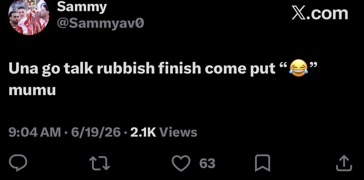 Sammy tweet media