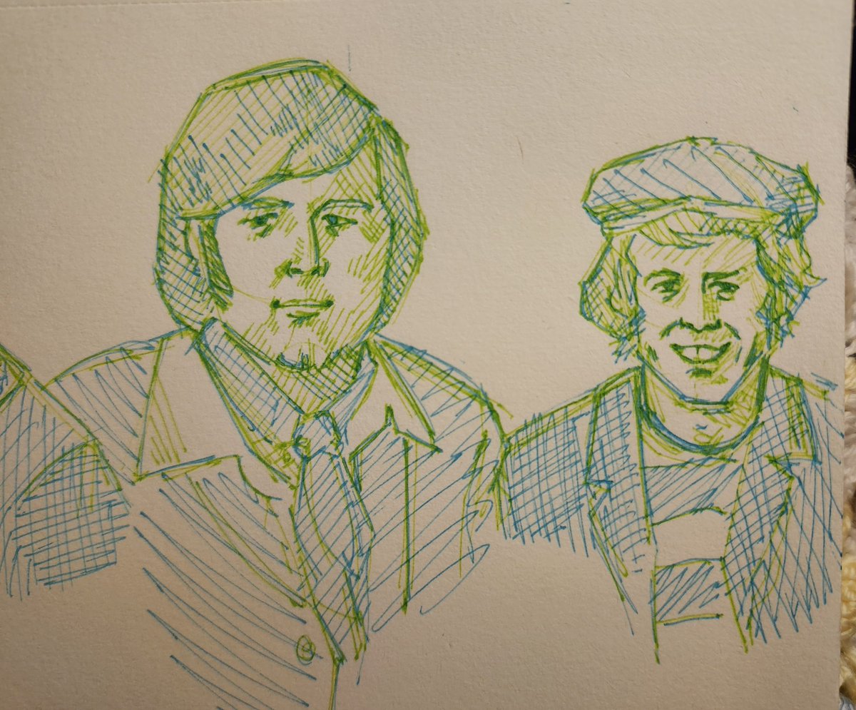 limbolime16's tweet photo. i got new pens and the only way to test them was to draw carl and al https://t.co/6syPX9y7Eq