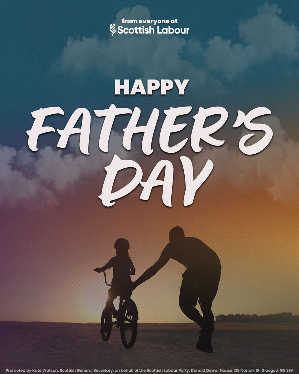 ScottishLabour's tweet photo. To dads in Scotland and around the world - Happy Father’s Day from everyone at Scottish Labour! https://t.co/kgh3u6JmIf