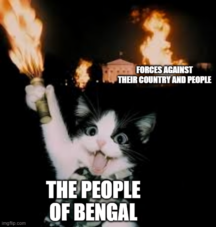TheHalalCatto's tweet photo. 🧵Annexing Bangladesh is nearly impossible. Not for its military, but for its people - 1,300 years of refusing to bow. From elected kings to revolutionaries to the students who toppled a government in 2024. A thread. https://t.co/X166HFtsrW