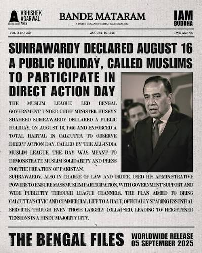 desiprof_'s tweet photo. Huseyn Shaheed Suhrawardy - On Direct Action day he declared it a public holiday so that people could gather, and start attacking Hindus 

In a rally he said he has restrained Police hinting that people could riot as much as they want

On Direct Action Day he was inside Calcutta Police Control Room to stop police from taking action against the Rioters

He was one of the main proponets of two nation theory, and became PM of Pakistan