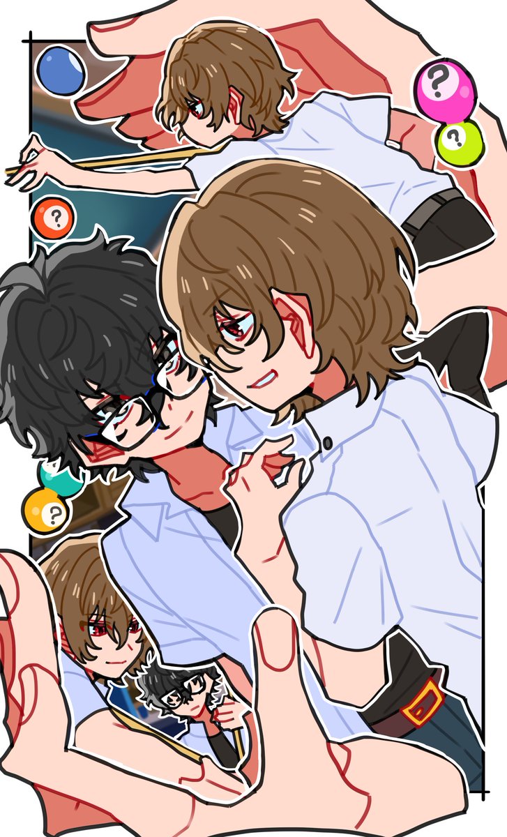 maitakepasuta's tweet photo. ┈┈✧━━━━━━━✧┈┈
  　　　　【6/22】
  　　　  「利き手」
┈┈────────┈┈
#あの日のP5R https://t.co/ZgJjgmcn7o
