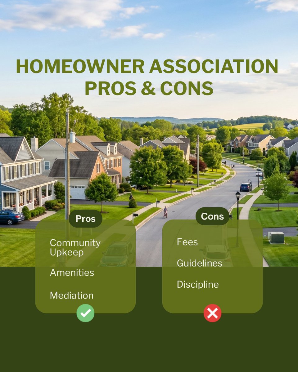 NiecieDraper's tweet photo. Did you know? 

85% of HOA residents are satisfied, as it helps maintain home value. 📊

#HOA #RealEstate #HomeValue #ProsAndCons #PropertyManagement https://t.co/Qa7TfdOgZ9