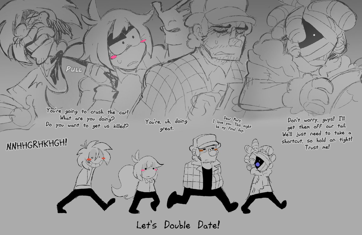 penrepository_X's tweet photo. "your art is banger overall but the way you draw fritz is so delightful it makes me sick in the head . anyway frickguards double date so to speak. chalant and nonchalant togehter all at once it would be so awesome it would be so cool" -> youre jingling keys in my face anon. here! https://t.co/aYHvoDNDMc