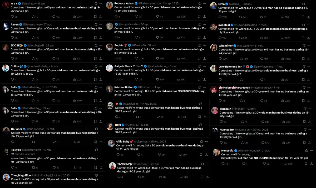 quoicoubologue's tweet photo. Ca va vous choquer:
Il existe sur twitter un POOL DE BOTS FÉMINISTES qui essayent d'impulser le débat du jour.

(Le débat le plus fréquemment poussé:imposer que les gens sortent entre eux par catégorie d'âge. =Une jeune femme"n'aurait pas le droit"de sortir avec un mec de 30ans) https://t.co/Af2M1yIA2S