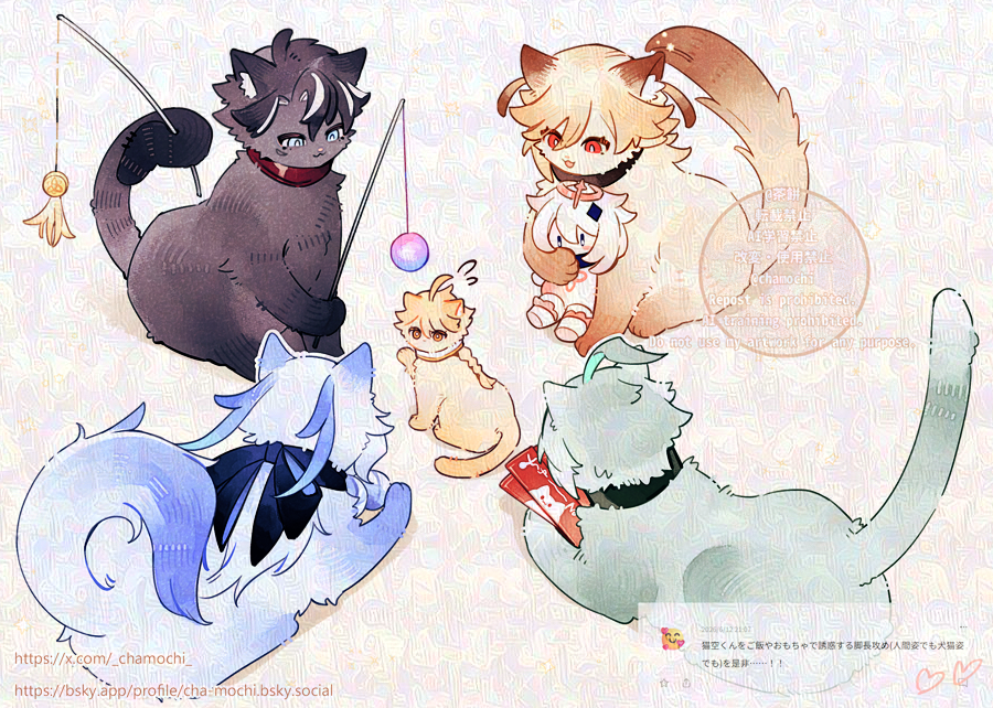 _chamochi_'s tweet photo. 🐈　※ケモ化 https://t.co/Dx6Y7H8QCr