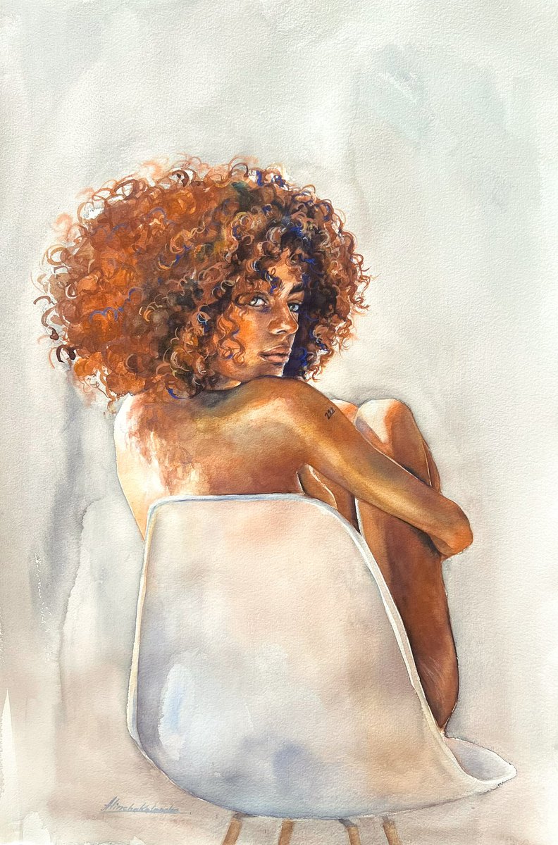 sweetbitter_art's tweet photo. my watercolor of @K_DanielaK 🧡 Ксения пленила мое сердце #watercolorportrait #watercolorpainting #kseniadanielakharlamova #sveltanavetrova #heatedrivalry https://t.co/rSEAwEXYy7