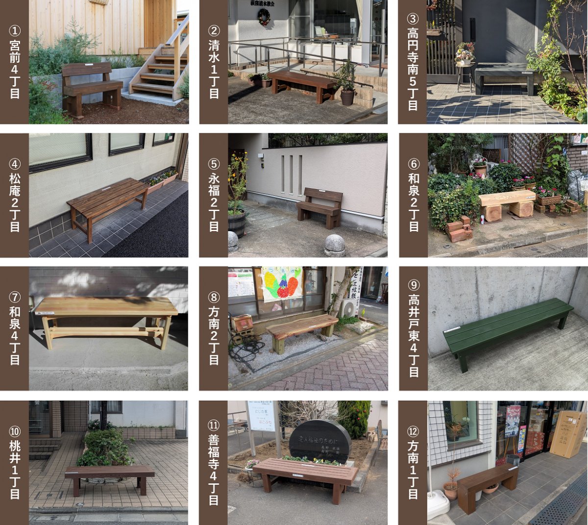 fujitanozomu's tweet photo. @3710ishiyuki 杉並区のそれは私有地に設置する木製ベンチに補助を行うという制度ですが見やすいところに誰でも立ち入って利用して良いという表示のルールもないもので現状ではおままごとという表現は適当では?
車止めの内側に設置されてる「街中ベンチ」に違和感ないですか?
https://t.co/kTs2vEl8sw https://t.co/0sadQwutoL