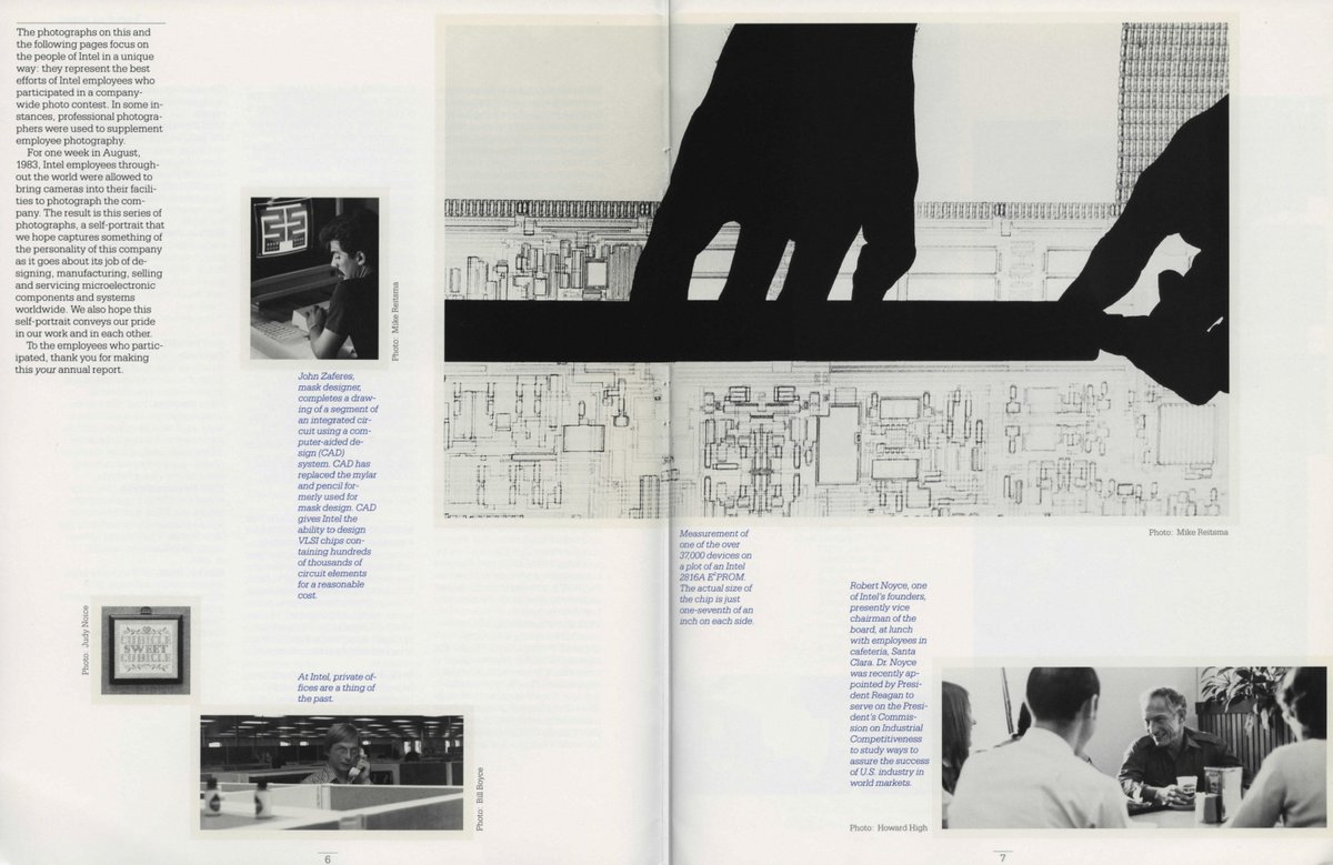 jacob__titus's tweet photo. Intel’s 1983 annual report is surprisingly human https://t.co/BJnIerOB8K